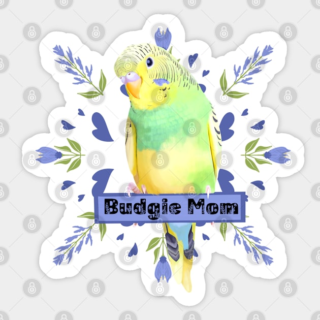 Budgie Lover Gift Sticker by Suneldesigns